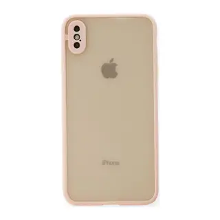 iPhone XS Max Kılıf Montreal Silikon Kapak - Pembe