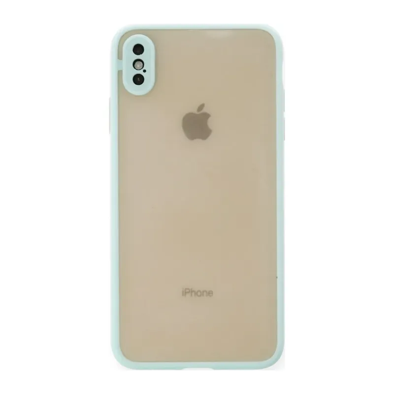 iPhone X Kılıf Montreal Silikon Kapak - Turkuaz