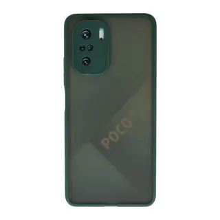 Poco F3 Kılıf Montreal Silikon Kapak - Yeşil
