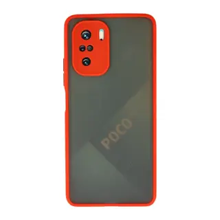 Poco F3 Kılıf Montreal Silikon Kapak - Kırmızı