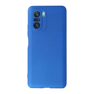 Poco F3 Kılıf First Silikon - Mavi