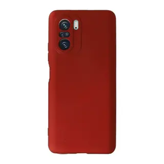 Poco F3 Kılıf First Silikon - Kırmızı
