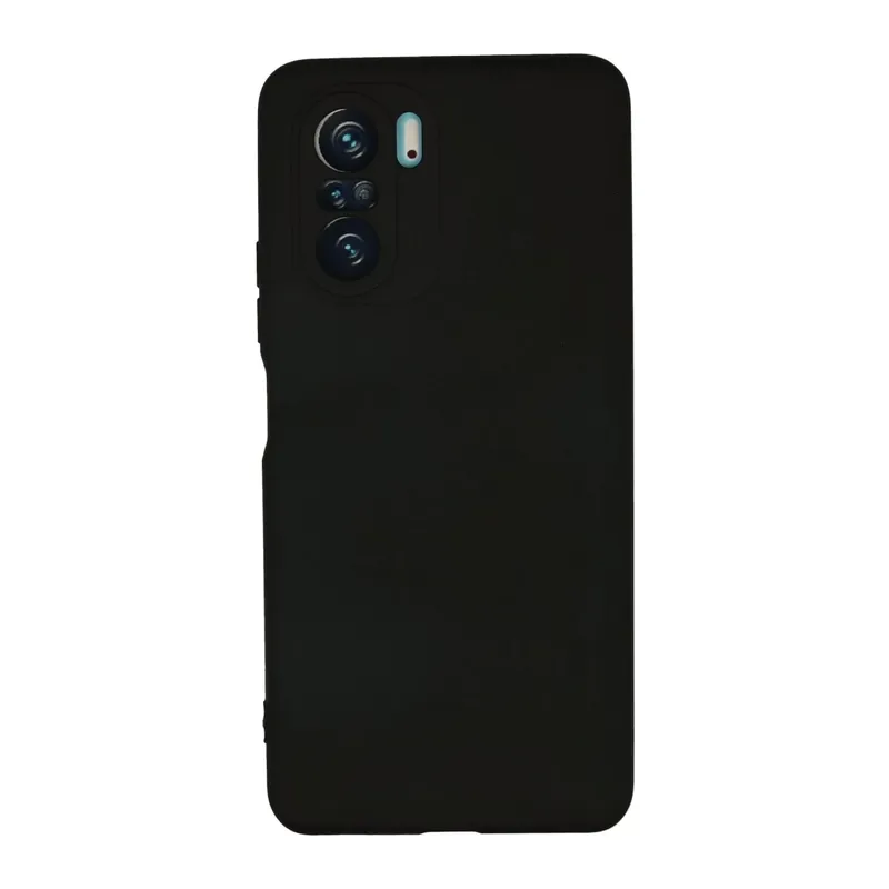 Poco F3 Kılıf Nano içi Kadife Silikon - Siyah