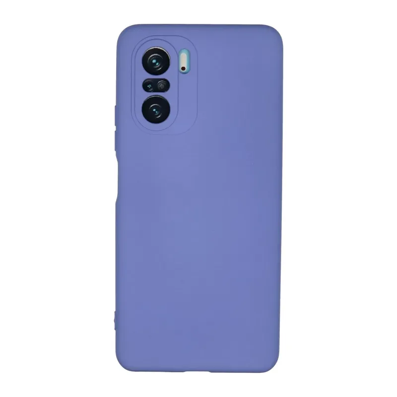 Poco F3 Kılıf Nano içi Kadife Silikon - Lila
