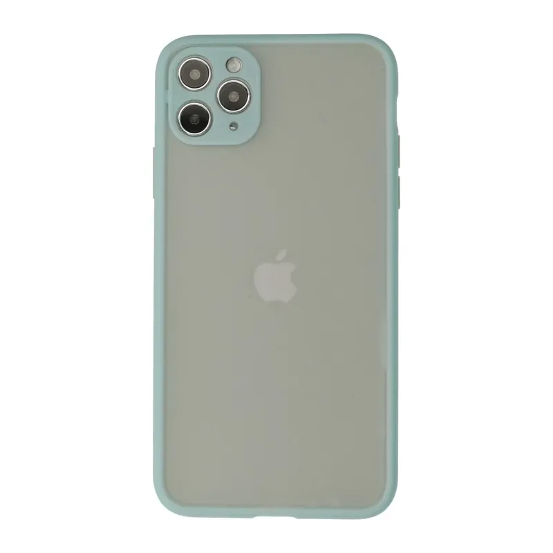 iPhone 12 Pro Max Kılıf Montreal Silikon Kapak - Turkuaz