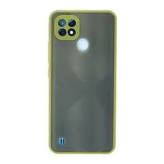 Realme C21 Kılıf Montreal Silikon Kapak - Açık Yeşil