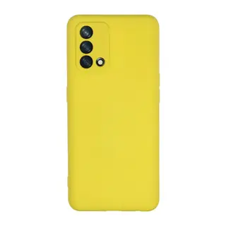 A74 4G Kılıf Nano içi Kadife Silikon - Sarı