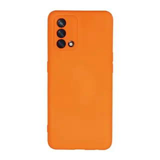 A74 4G Kılıf Nano içi Kadife Silikon - Turuncu