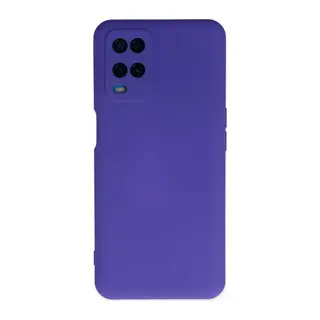 A54 4G Kılıf Nano içi Kadife Silikon - Mor