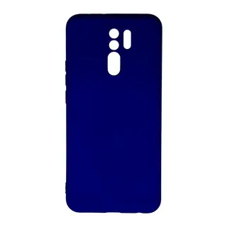 Redmi 9 Kılıf Nano içi Kadife Silikon - Lacivert