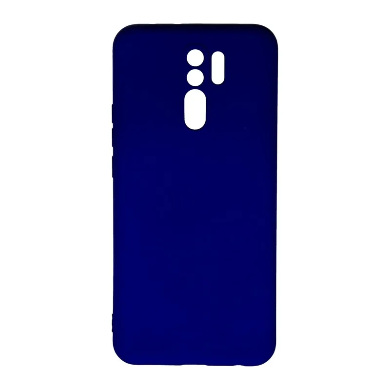 Redmi 9 Kılıf Nano içi Kadife Silikon - Lacivert