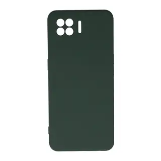 A73 Kılıf Nano içi Kadife Silikon - Koyu Yeşil