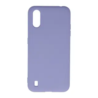 Samsung Galaxy A01 Kılıf Nano içi Kadife Silikon - Lila