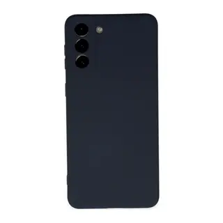 Samsung Galaxy S21 Plus Kılıf Nano içi Kadife Silikon - Lacivert