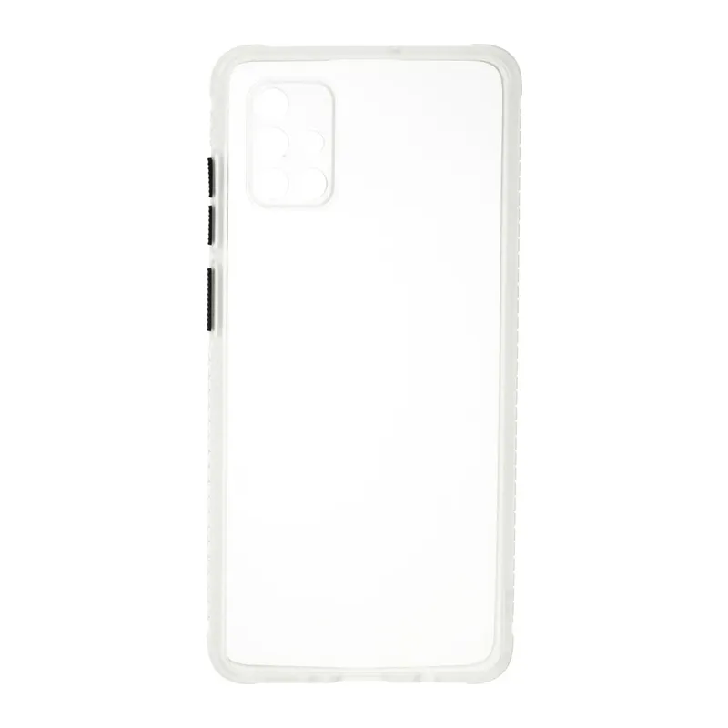 Samsung Galaxy A71 Kılıf Miami Şeffaf Silikon - Şeffaf