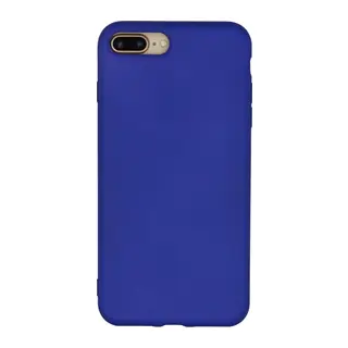 iPhone 7 Plus Kılıf Nano içi Kadife Silikon - Lacivert