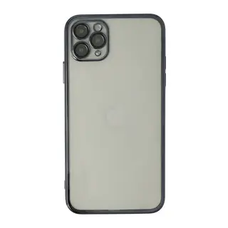 iPhone 11 Pro Kılıf Lensli Silikon - Siyah