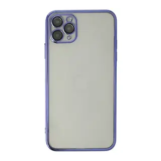 iPhone 11 Pro Kılıf Lensli Silikon - Mor