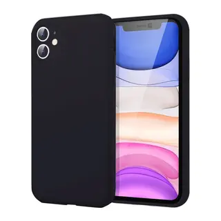 iPhone 11 Kılıf First Silikon - Siyah