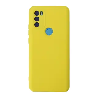 General Mobile GM 21 Plus Kılıf Nano içi Kadife Silikon - Sarı