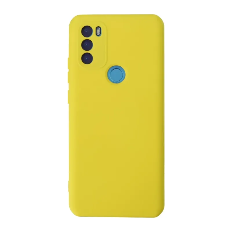 General Mobile GM 21 Plus Kılıf Nano içi Kadife Silikon - Sarı