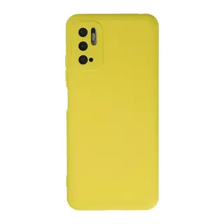 Redmi Note 10 5G Kılıf Nano içi Kadife Silikon - Sarı