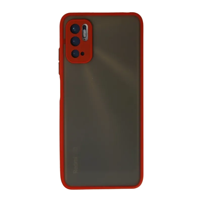 Redmi Note 10 5G Kılıf Montreal Silikon Kapak - Kırmızı