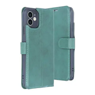 iPhone 11 Kılıf Trend S Plus Kapaklı Kılıf - Yeşil