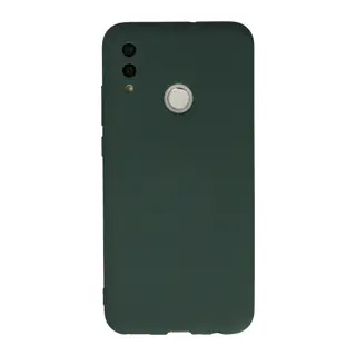 Huawei P Smart 2019 Kılıf Nano içi Kadife Silikon - Koyu Yeşil