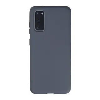 Samsung Galaxy S20 Kılıf Nano içi Kadife Silikon - Gri
