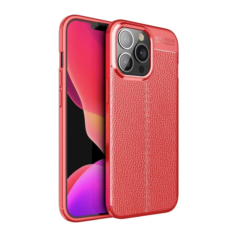 iPhone 13 Pro Max Kılıf Auto Focus Kapak - Kırmızı