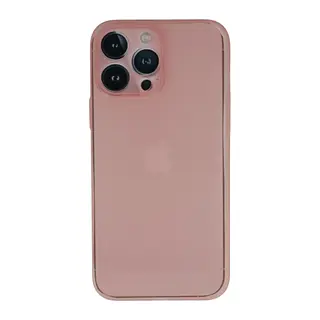 iPhone 13 Pro Max Kılıf PP Ultra İnce Kapak - Pembe