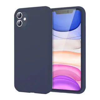 iPhone 11 Kılıf First Silikon - Lacivert