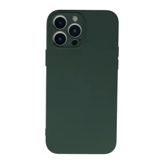 iPhone 13 Pro Kılıf Nano içi Kadife Silikon - Koyu Yeşil