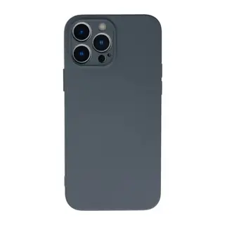iPhone 13 Pro Max Kılıf Nano içi Kadife Silikon - Gri
