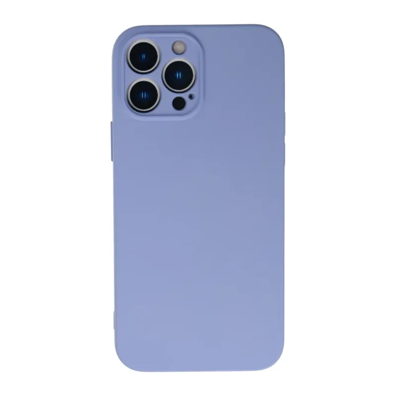 iPhone 13 Pro Max Kılıf Nano içi Kadife Silikon - Lila