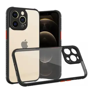 iPhone 13 Pro Kılıf Miami Şeffaf Silikon - Siyah