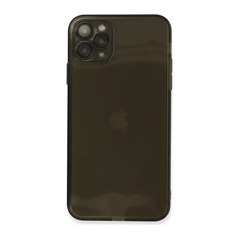 iPhone 11 Pro Max Kılıf Fly Lens Silikon - Siyah