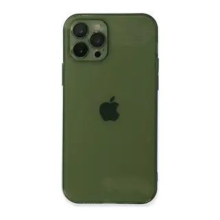 iPhone 12 Pro Kılıf Fly Lens Silikon - Yeşil