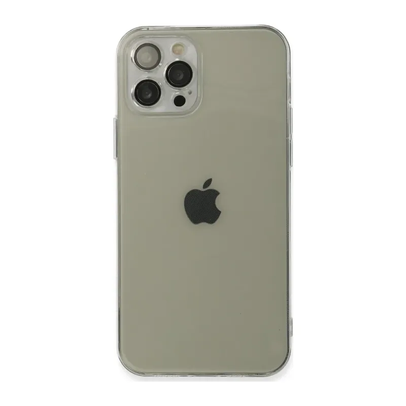 iPhone 12 Pro Kılıf Fly Lens Silikon - Şeffaf