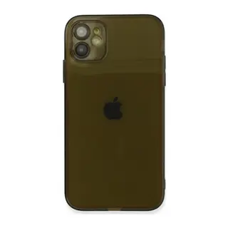 iPhone 12 Kılıf Fly Lens Silikon - Siyah