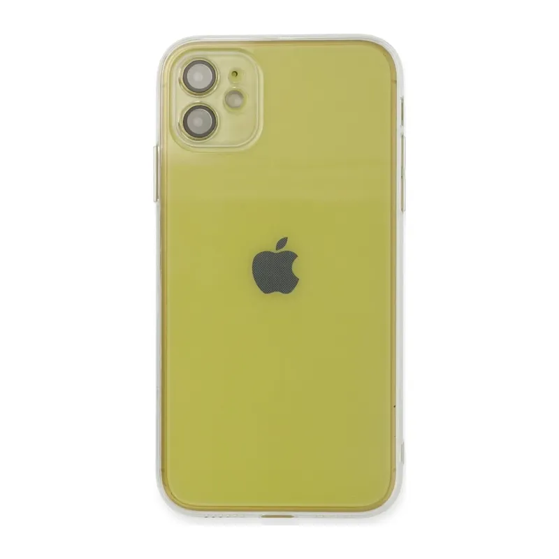 iPhone 12 Kılıf Fly Lens Silikon - Şeffaf