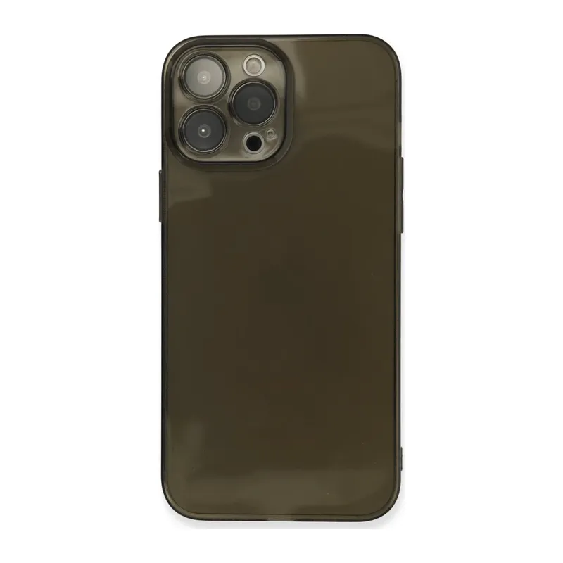iPhone 13 Pro Kılıf Fly Lens Silikon - Siyah