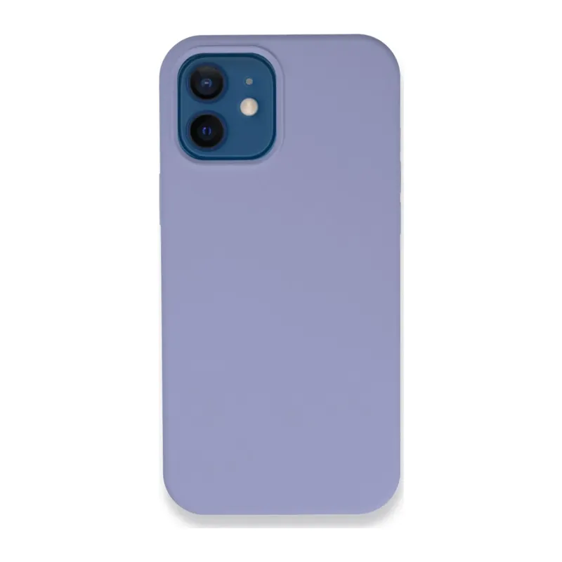 iPhone 12 Kılıf Lansman Legant Silikon - Lila