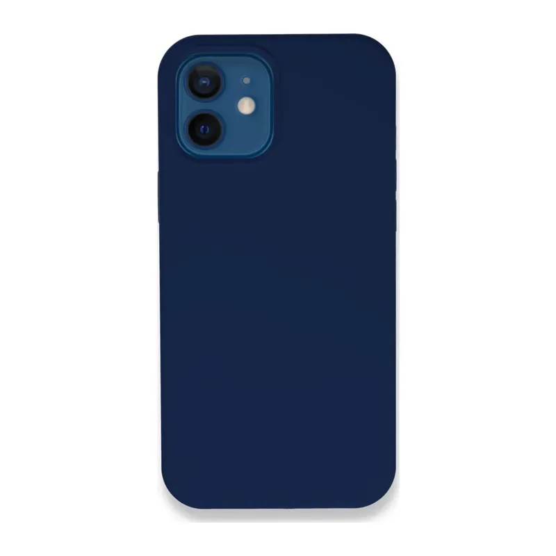 iPhone 12 Kılıf Lansman Legant Silikon - Lacivert