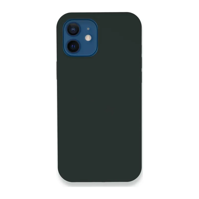 iPhone 12 Kılıf Lansman Legant Silikon - Koyu Yeşil