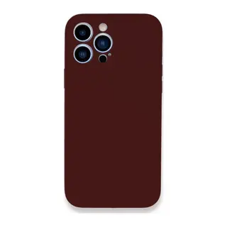 iPhone 13 Pro Kılıf Lansman Legant Silikon - Bordo