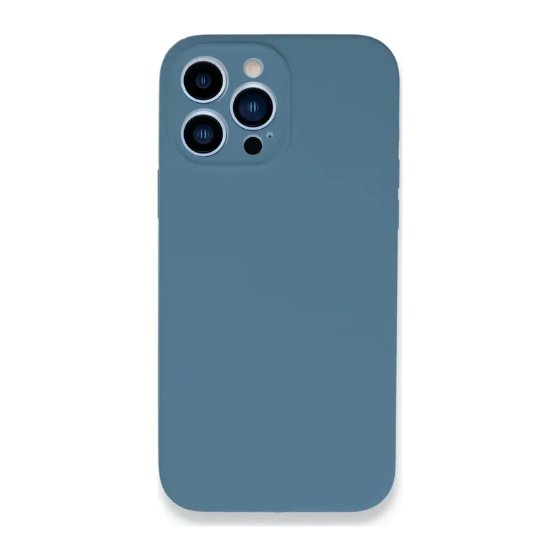 iPhone 13 Pro Max Kılıf Lansman Legant Silikon - Açık Mavi