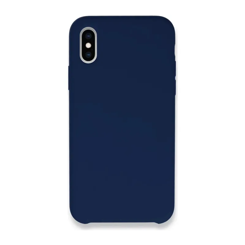 iPhone XS Max Kılıf Lansman Legant Silikon - Lacivert