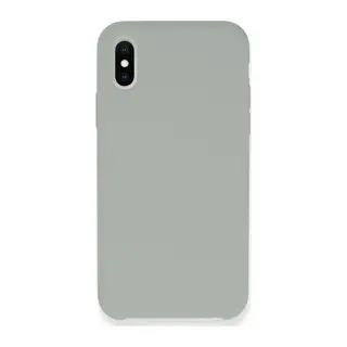 iPhone XS Max Kılıf Lansman Legant Silikon - Açık Gri